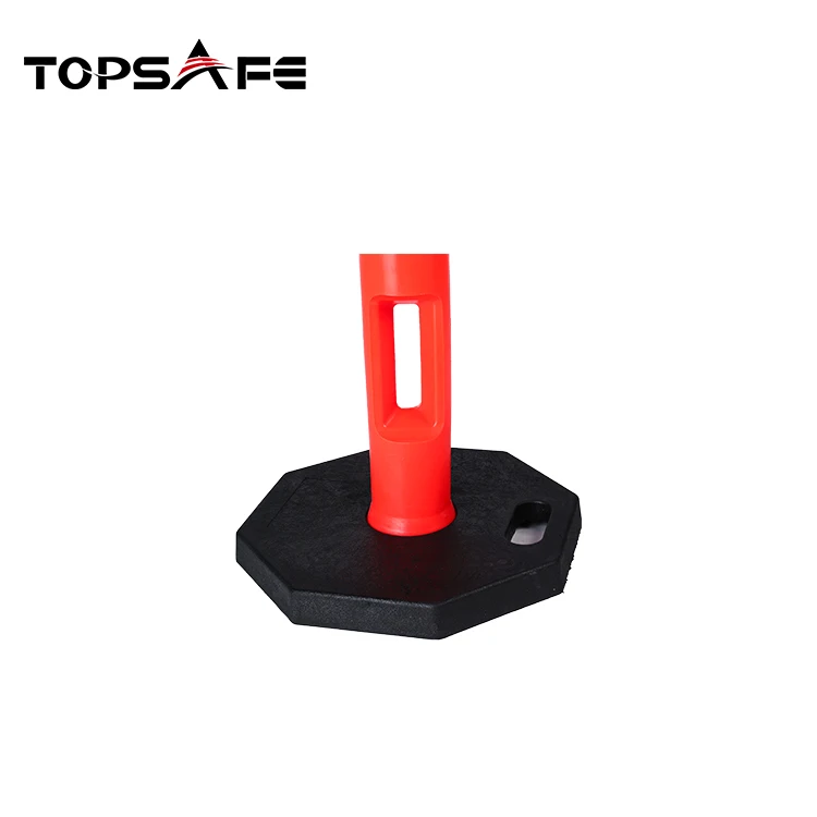 Factory Wholesale Road Barrier Highway T- top Safety Bollard Traffic Warning Bollard Delineator Post