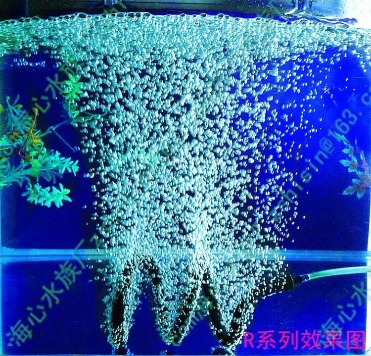 HiSin In bluk R45B 45cm aquarium rubber air diffuser with micro bubbles oxygen bubble tube air pump components