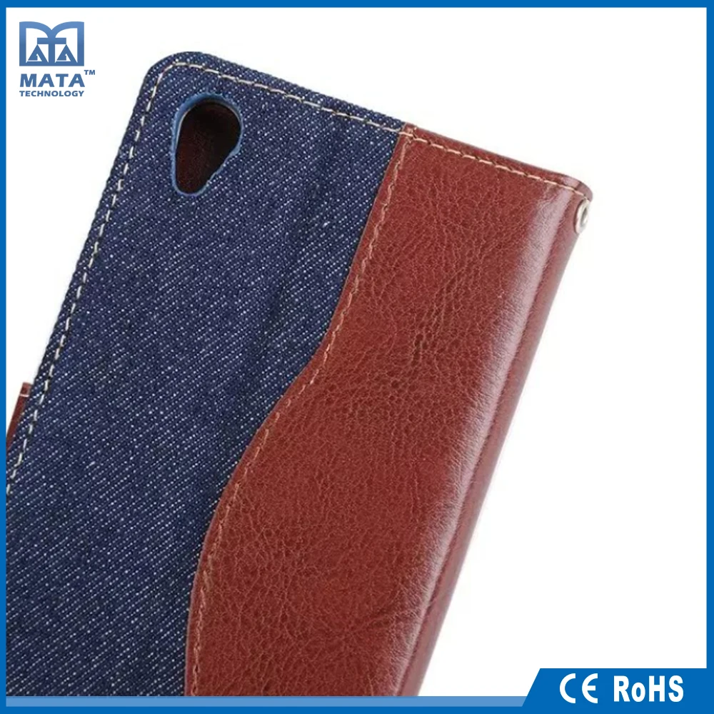 Custom Various Colors Stand Snap Leather Phone Case