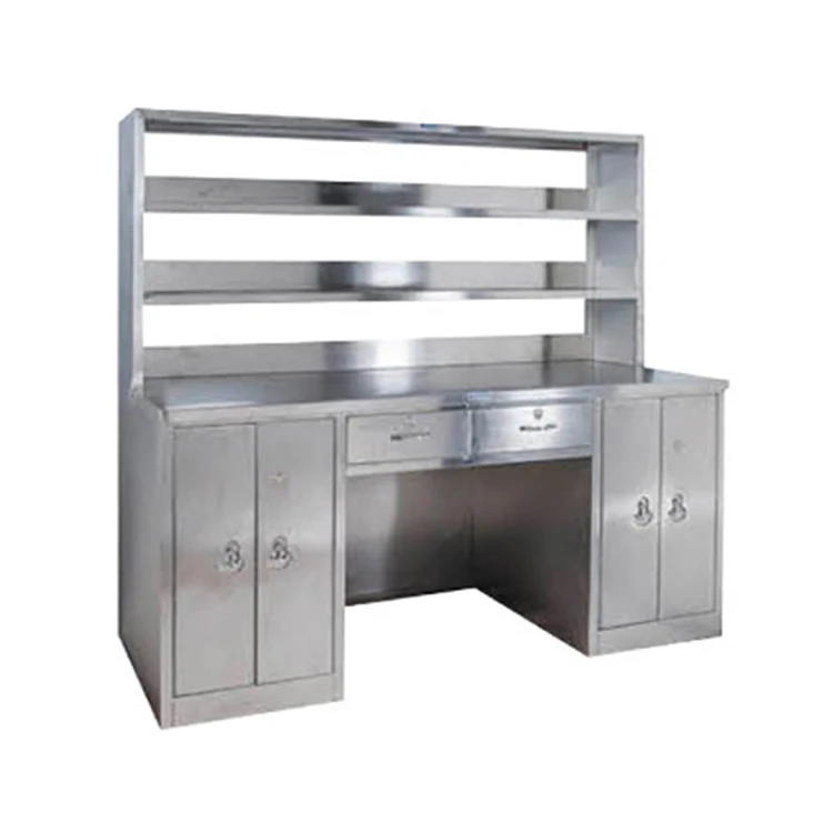 C8 Stainless Steel Hospital Working Table(With Test Tube Frame)