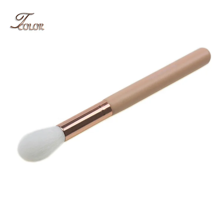 Top quality private label single eyeshadow foundation white hair makeup brush