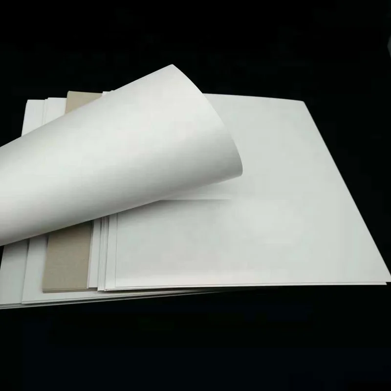 0.28mm-0.58mm paperboard duplex board with grey back cardboard thickness