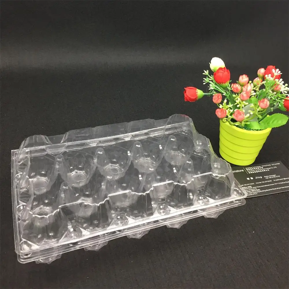 Blister Process Type Egg Tray amazon Plastic Egg Tray 15 for Sale