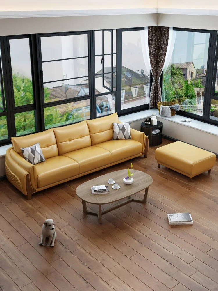 Italy leather sofa Super design for living room Sectional Sofa Set Cheap Modern New Design Corner Sectional Sofa