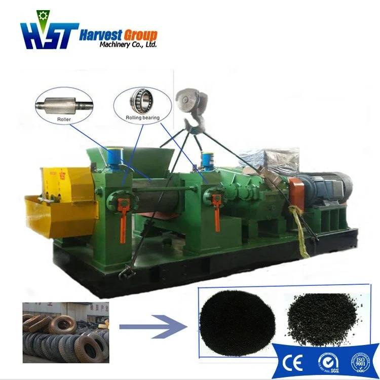 Used tire recycling machine  tire cutter tire shredder  factory price