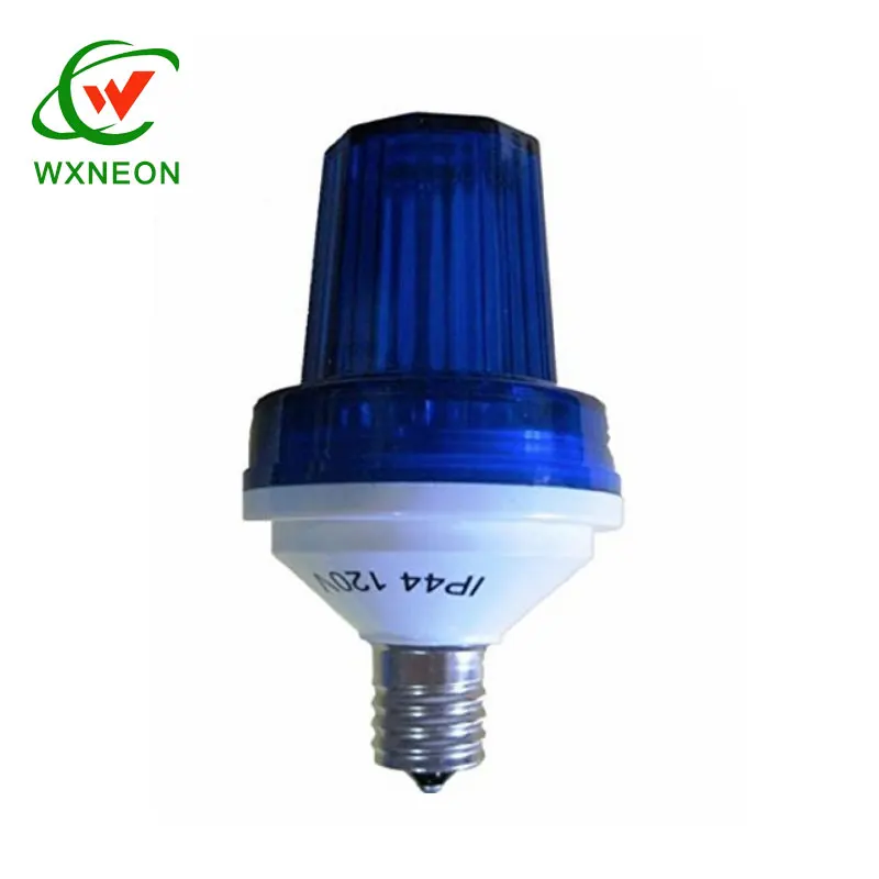 120v E12 Xenon Flashing Flash Flame Firework C7 Strobe Bulbs