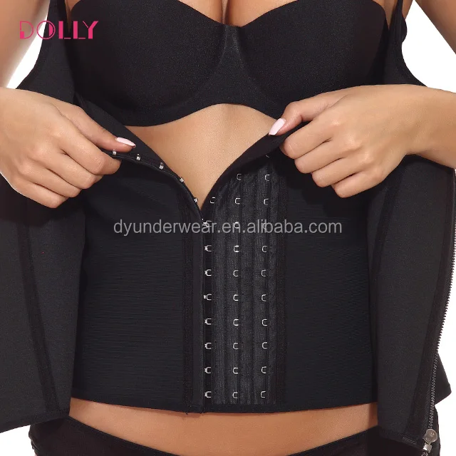 Boned Corset Waist Trainer Body Shaper Women Latex Waist Cincher Fat Burner Slimming