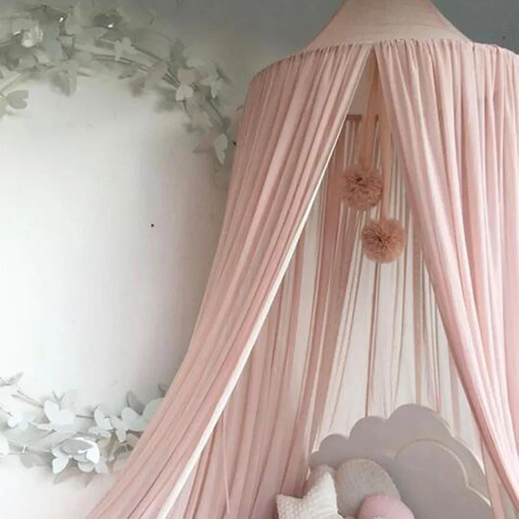 2019 москитная сетка навес купол Принцесса Кровать Навес детская игровая палатка москитная сетка Детская комната Декор для ребенка Дети Внутренняя палатка