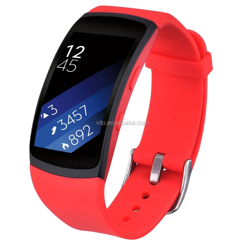 for Fit 2/Fit 2 Pro Bands, Soft Silicone Replacement Sport Band for Samsung Gear Fit 2/Fit 2 PRO Smart Watch Bracelet Strap