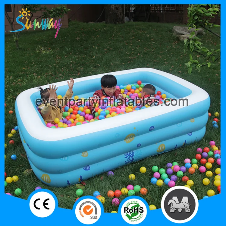 Inflatable family swimming pool, portable children swimming pool for sale