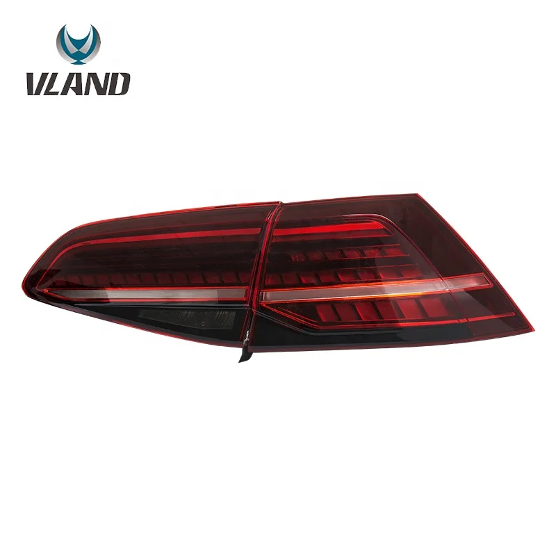 Vland  wholesales auto car accessories Tail light 2012-UP led tail lamp for Volkswagen golf 7 golf7.5
