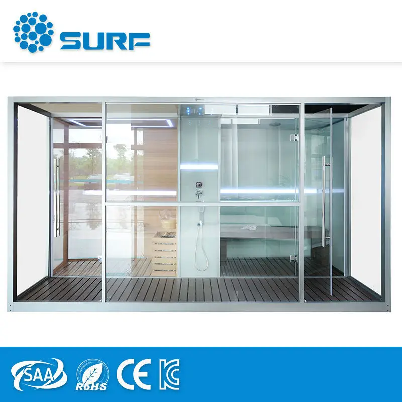 New products 2015 innovative product steam shower sauna combo