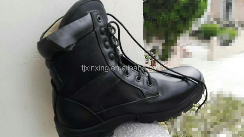 Wholesale genuine leather tactical  black&desert Boots