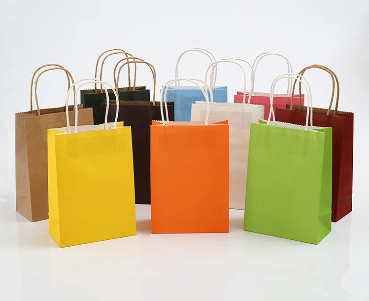 Low Cost Machine Making Kraft Paper Shopping Bag with Twisted Paper Handle