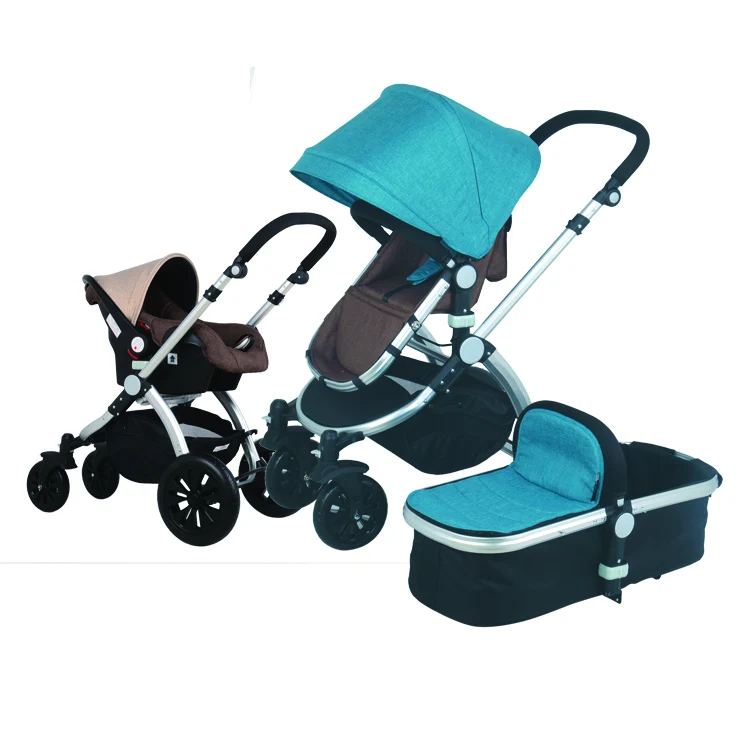 Fashion Higher Land-scape 3-in-1 travel system childrens baby stroller buggy