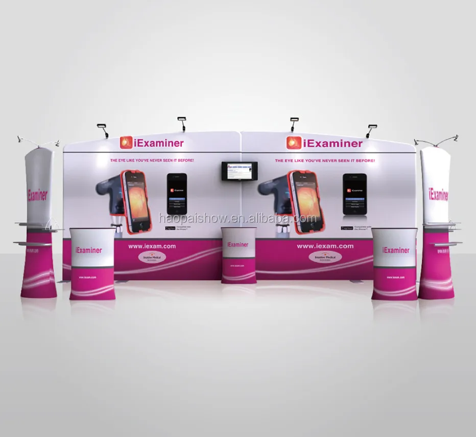 Hot Sale POP UP Display advertising exhibition booth wall banner portable foldable pop up