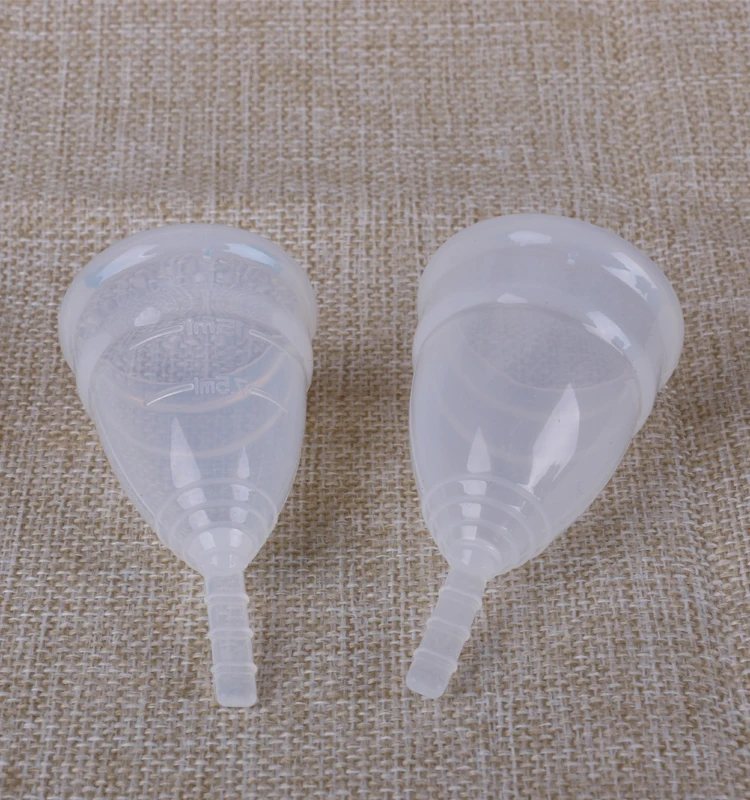 Durable Safe Medical Grade Silicone Menstrual Cup Organic Customized Packing Menstrual Cups