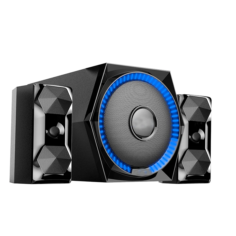 Система домашнего кинотеатра, светодиодный игровой сабвуфер, беспроводной компьютер, активный динамик 2,1, мультимедиа