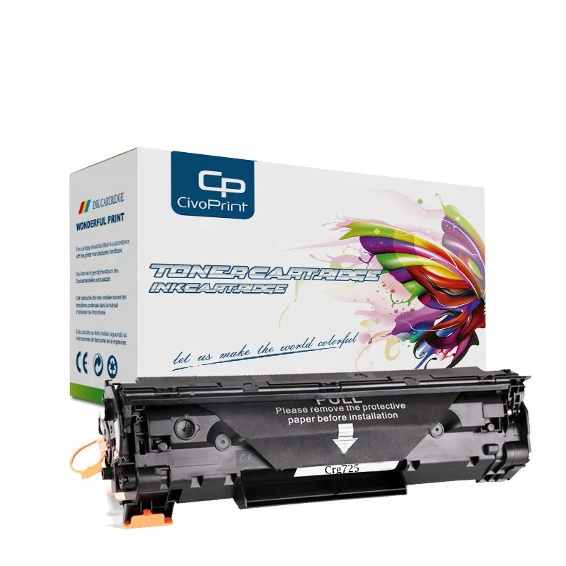 Civoprint Crg725 Black Laser Toner Cartridge Compatible I-Sensys Lbp-6000 Lbp-6000B Lbp-6020 Lbp-6020B Mf3010 Mf-3010 Printer