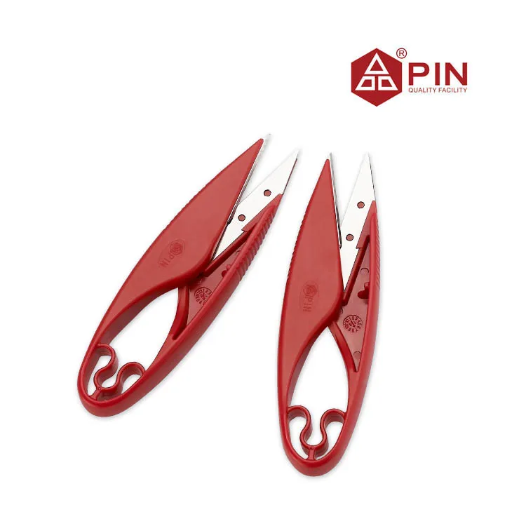 PIN Brand Patent Yarn Scissors Pin-1455 Double-sided Blade Cutter Stainless Steel Thread Trimmer