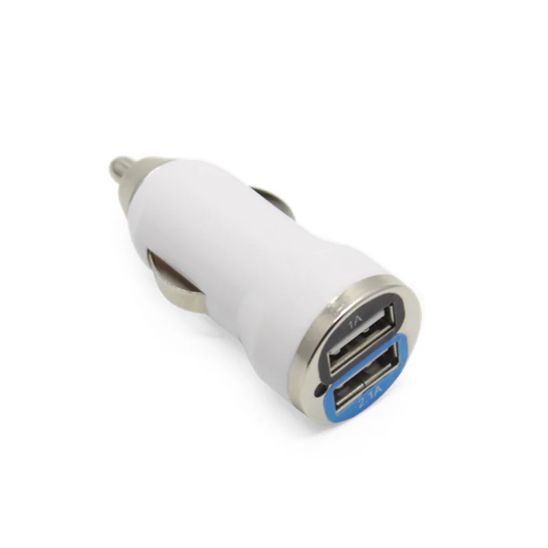 
hot selling intelligent universal dual-port fast charging mobile phone on-board car charger for iPhone XS/Max/XR/X/8/7/6/Plus 