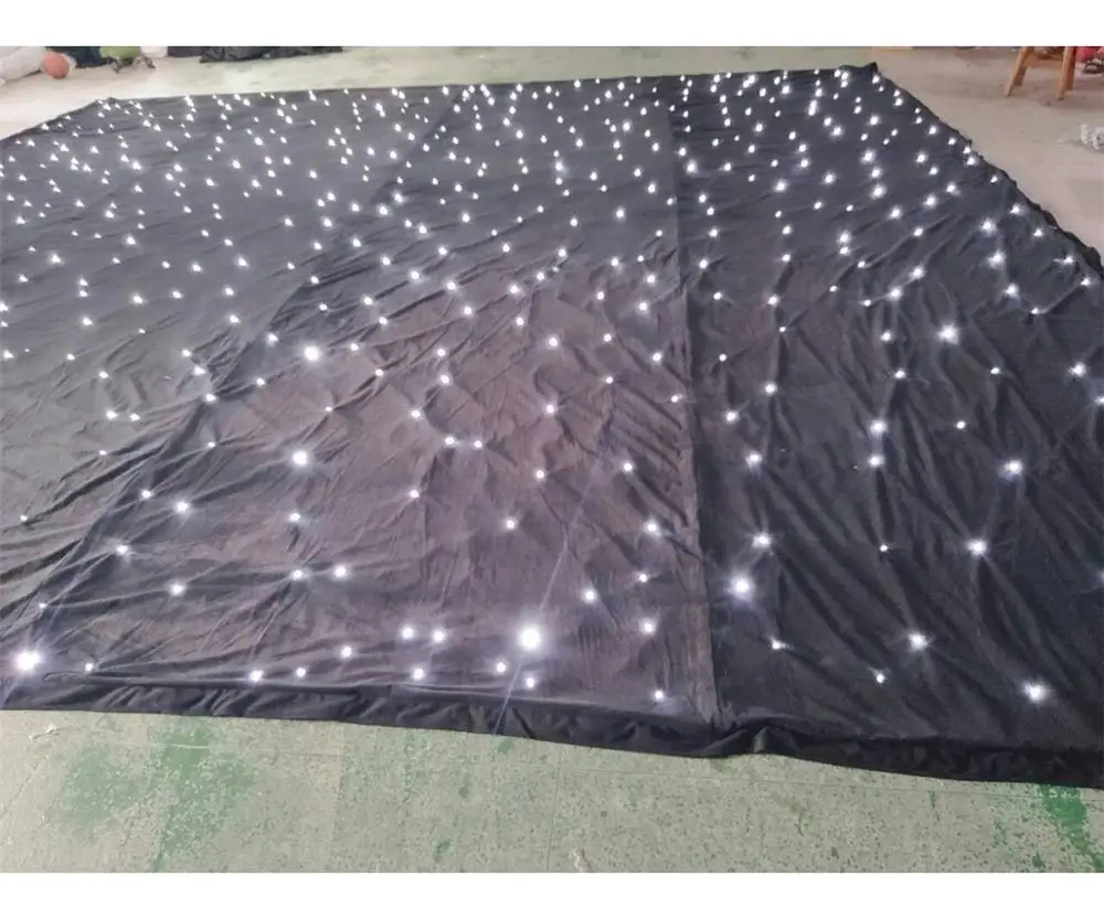 free logo large rgb led display wrgb led star curtain for stage backdrop full color 3d led display