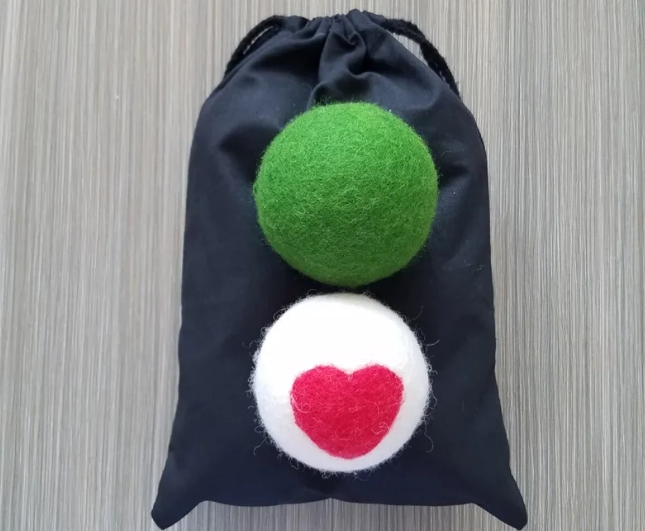 Быстросохнущие фетровые шарики из Новой Зеландии ручной работы, 6 упаковок для сушильной машины