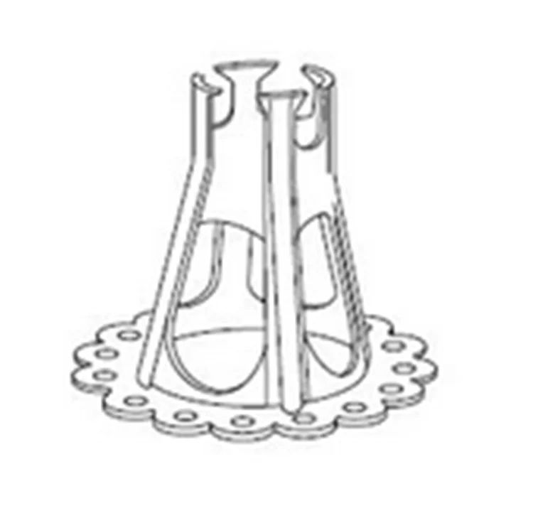 Бетонные пластиковые распорки для арматуры для строительства 1 1/4 дюйма