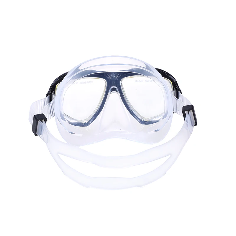 Soft silicone skirt seal eyecup waterproof automatic buckle protect eyes under water see more clear diving mask