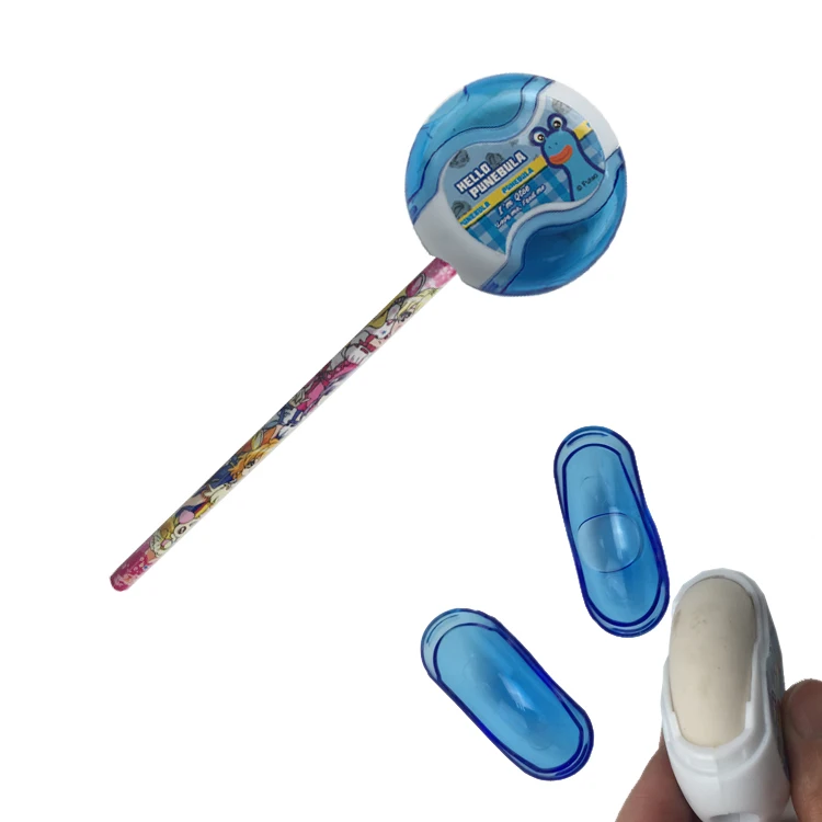 OEM round plastic pencil sharpener with eraser