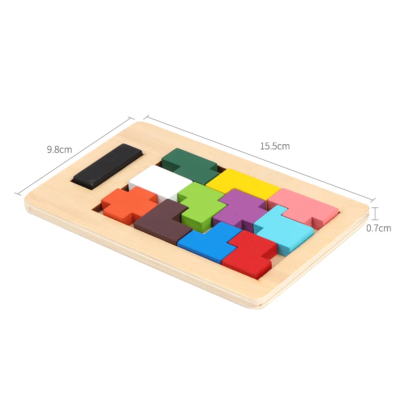 
Colorful Wooden puzzle for children Educational Toy learning toys for children jigsaw board 