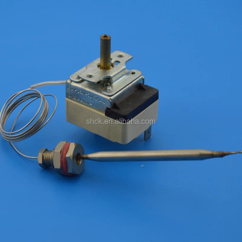 Electric oven capillary thermostat