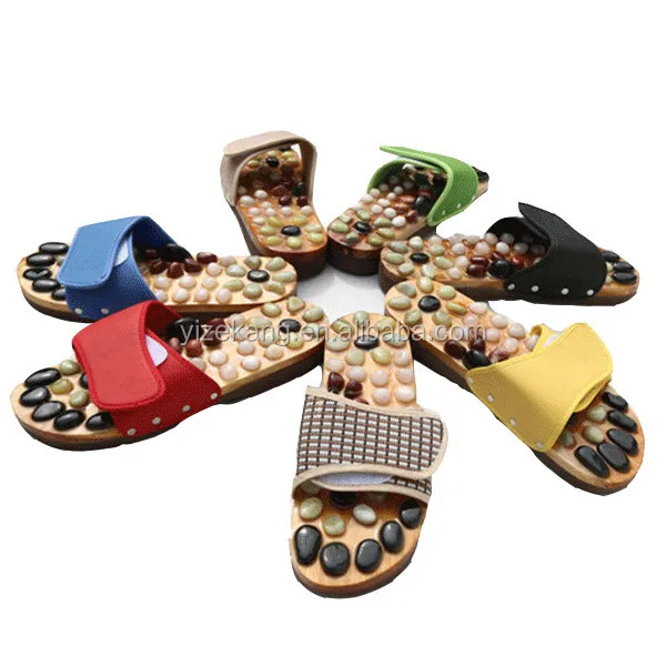 
natural stone Massage slipper,acupuncture foot massage shoes 