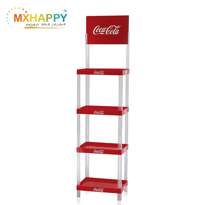 Oil Water Bottle Display Stands Joyshaker Oil Plastic Sheleves Display Rack Plastic Shelf Shelves for Supermarket