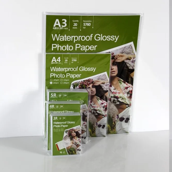 Yesion High quality 115-260gsm glossy inkjet photo paper a4