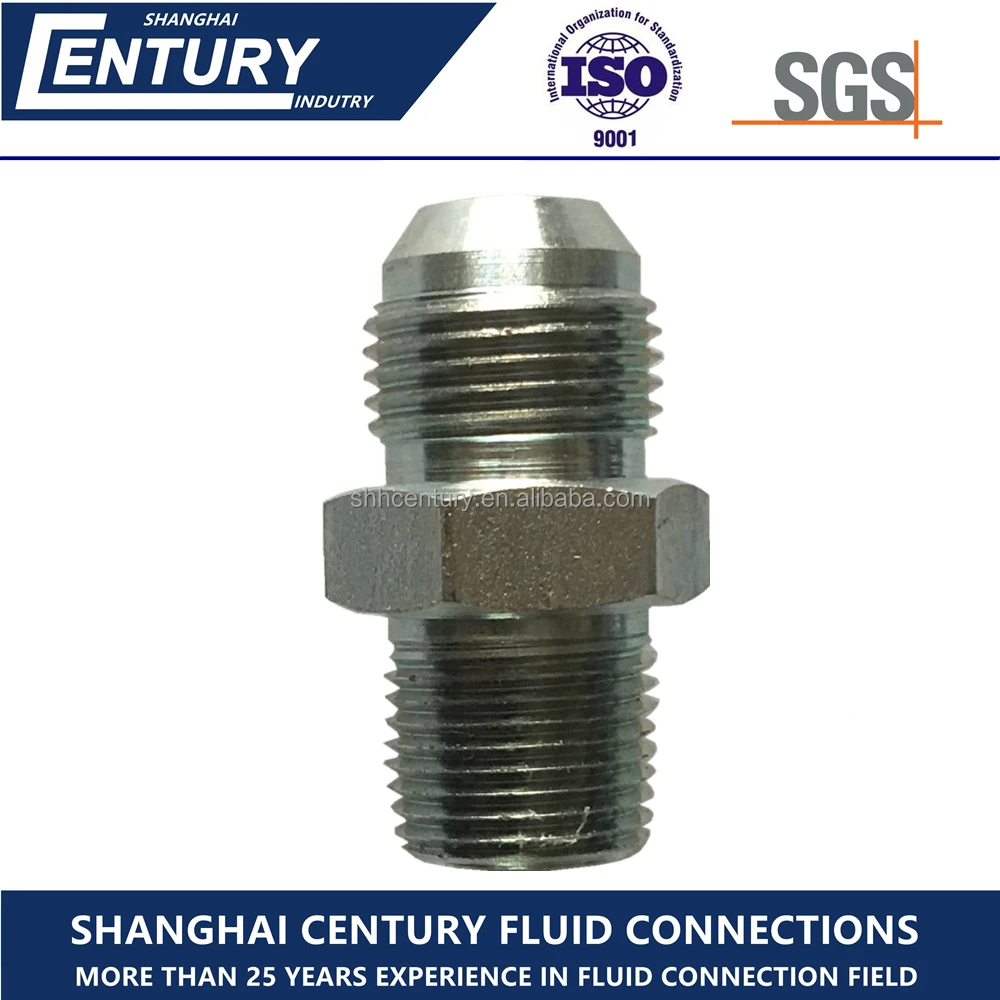 
JIC 74 Degree Hydraulic Adapter, Hydraulic Nipple, Hose Coupling Pipe Fitting 