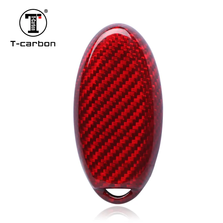 T-carbon Glass Fiber Car Key Case Cover Shell  Fit For GTR Key Cover Car Interior Accessories