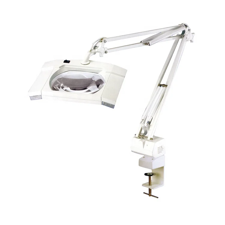 Beauty salon equipment led table magnifying lamp parts