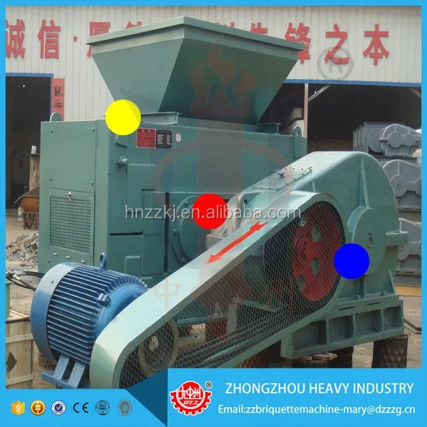 Energy saving high quality roller press coal briquetting machine