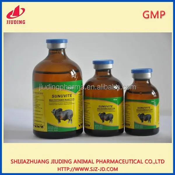 
Hot sale veterinary multivitamin injection cattle calcium supplement 