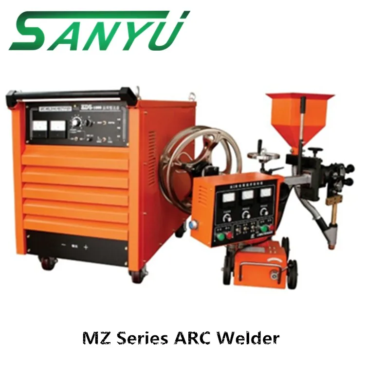  Shanghai Sanyu 2018 Инвертор постоянного тока 3 фазы 380V mz 1000/1250 автоматическая сварочная машина для дуговой сварки под флюсом