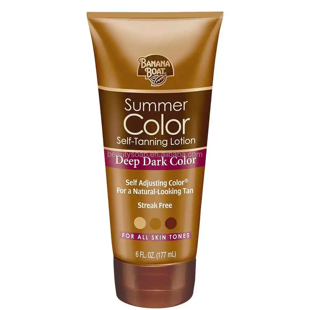 Deep Dark Color Self Tanning Lotion