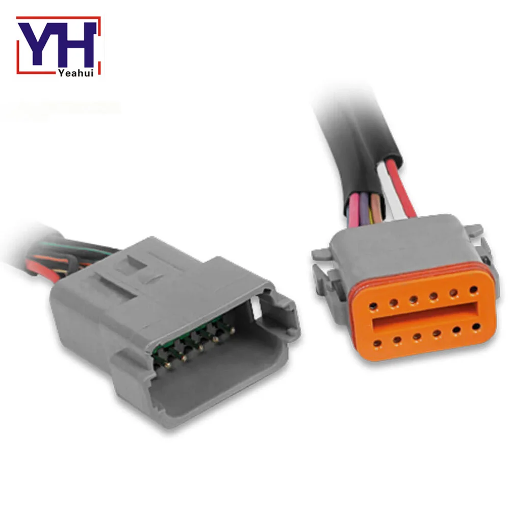 MSD Dt06-12S Dt04-12P 8186 12 Pin Deutsch РАЗЪЕМ для сельскохозяйственных машин