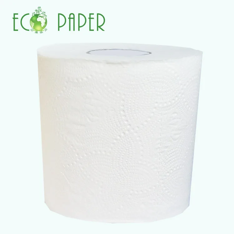 
New Bamboo Pulp Water Soluble Biodegradable Tissue Paper Toilet Roll Standard Roll CORE 