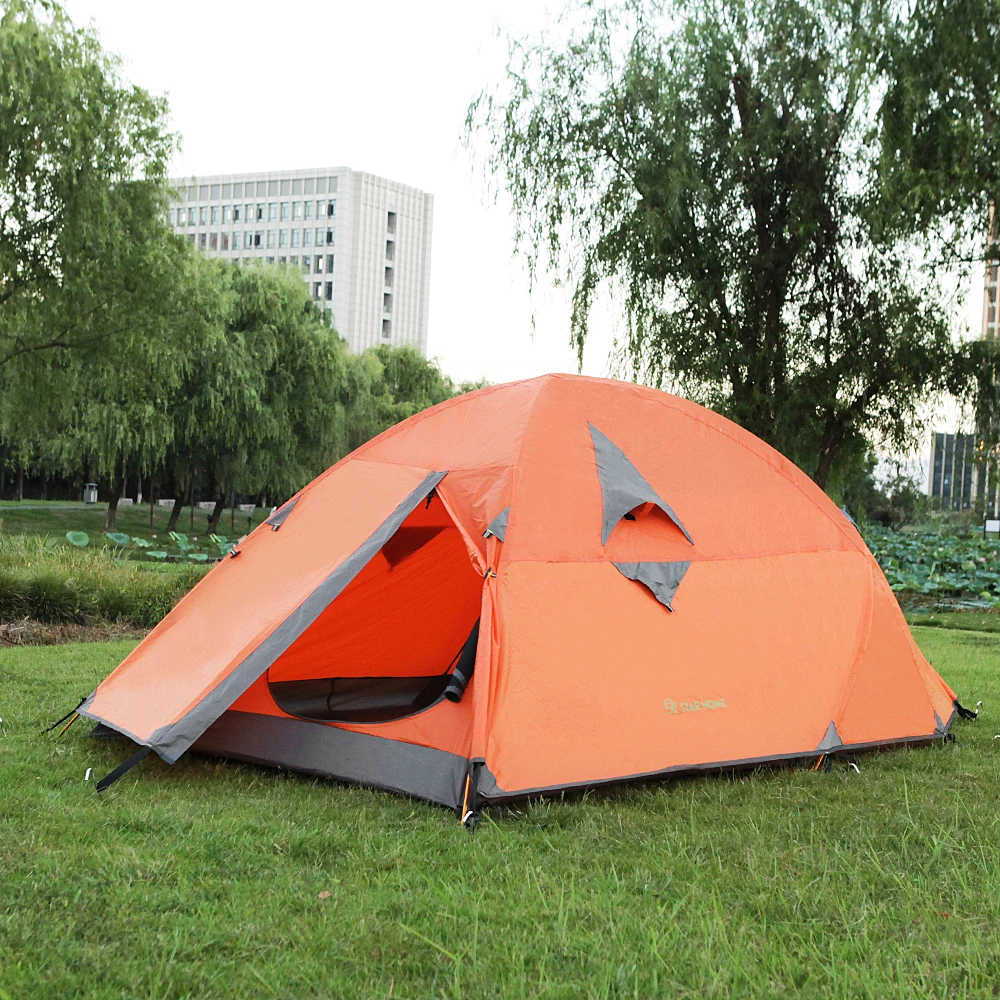 2 Color Double-Layer Camping Tent 1-2 People Outdoor Camping Ultra Light Tent 3 orders