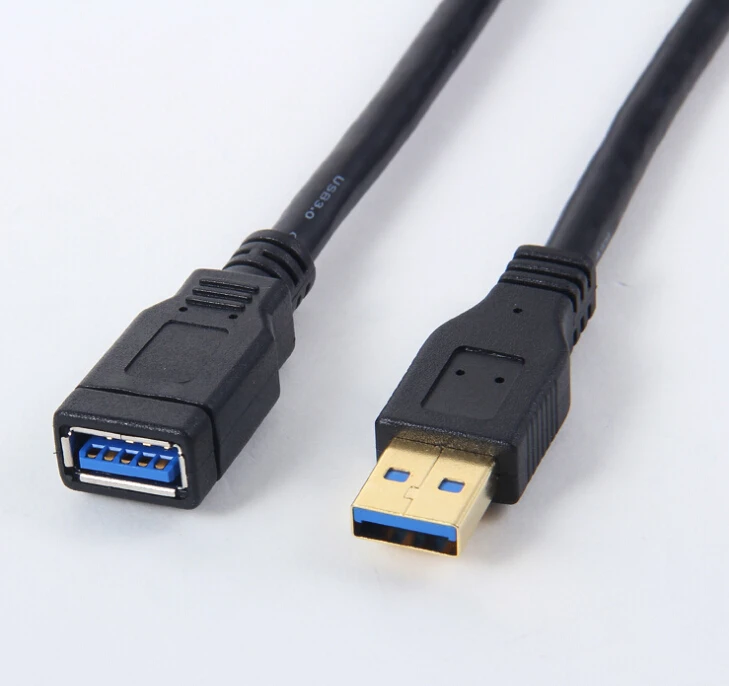 3Ft. (3 Feet) 1m USB 3.0 Extension Extender Cable Cord M/F Standard Type A Male to Female Black