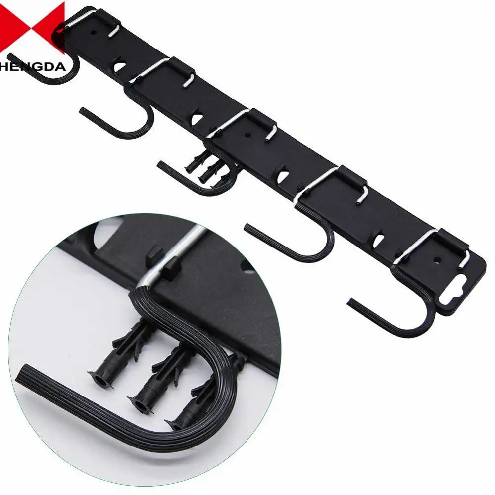 
Garage Tool Organizer Wall Mount, Mop Broom Holder, Wall Holders for Tools, 4 Pack 