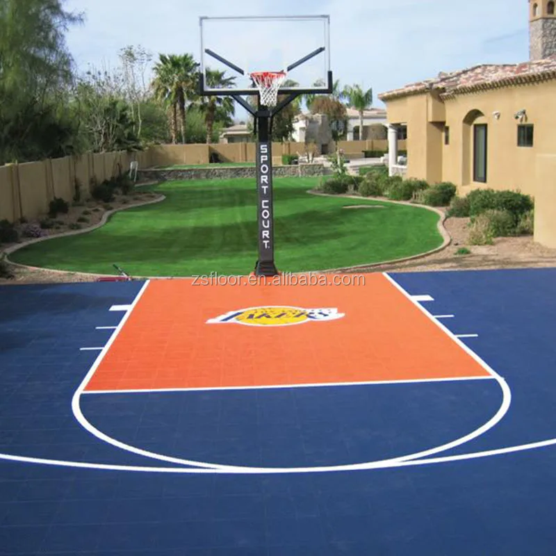 PP click outdoor basketball sports floor/modular Tiles