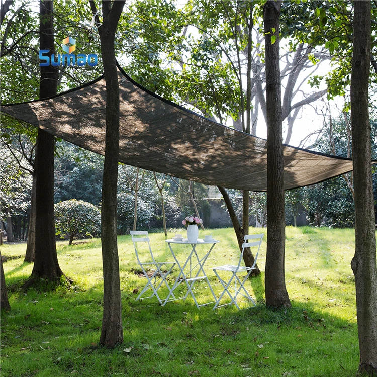 Солнцезащитный парус HDPE темно-серого цвета 3,6x3,6 м с УФ-обработкой