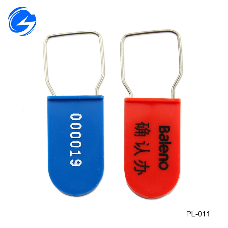Good User Reputation for Free Samples Bar Coded Padlock And Serial Numbers plastic seal hang seal tag plastic seal security